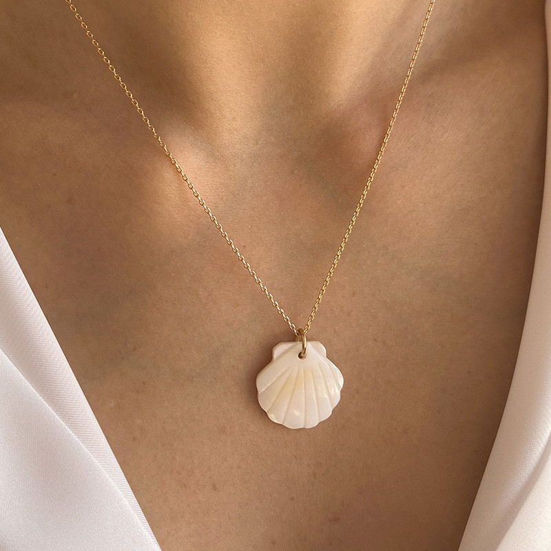 Charm's plaqué or coquillage nacre