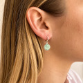 Boucles d'oreilles Argent Amazonite