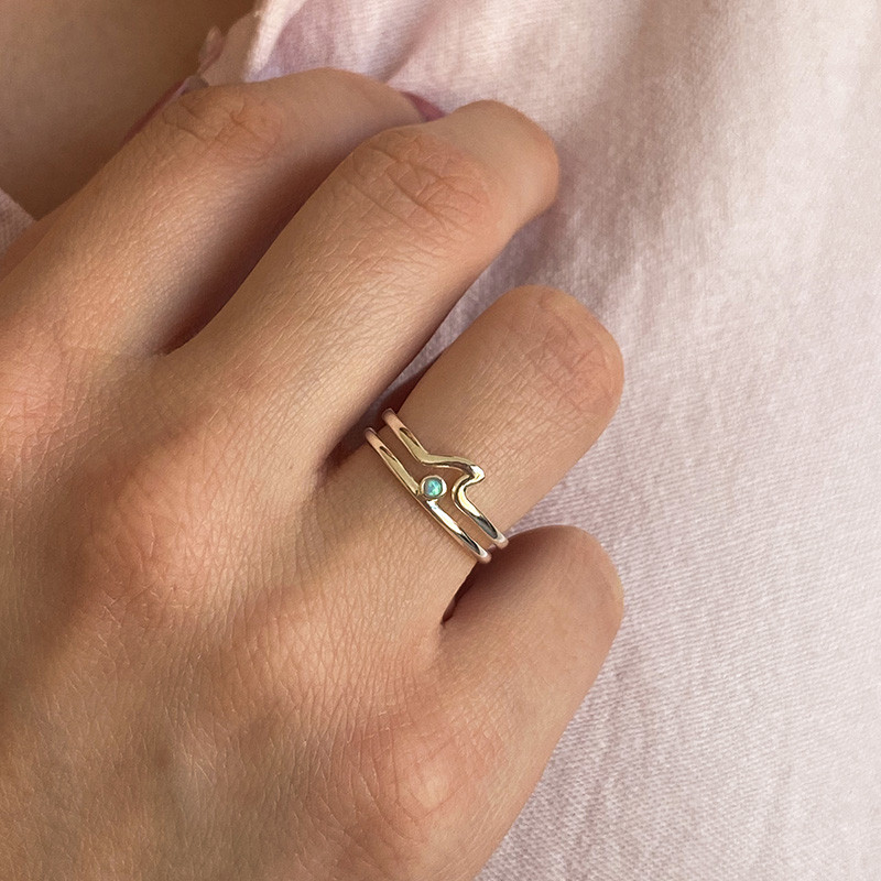 Bague Argent Surfeur