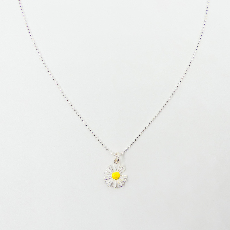 Collier Argent Marguerite