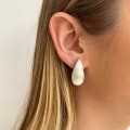 Boucles d’oreilles Argent Gouttes texturées