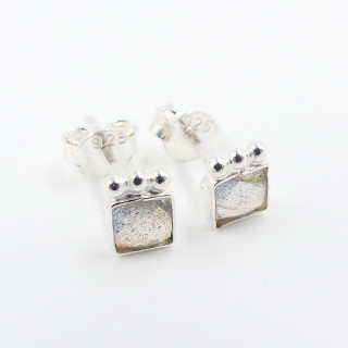 Clous d'oreilles Argent pierres