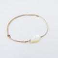 Bracelet Cordon Doré poisson nacre