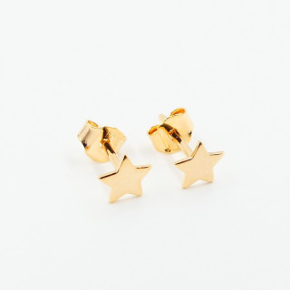 Clous D'oreilles plaqué or Enfant étoile