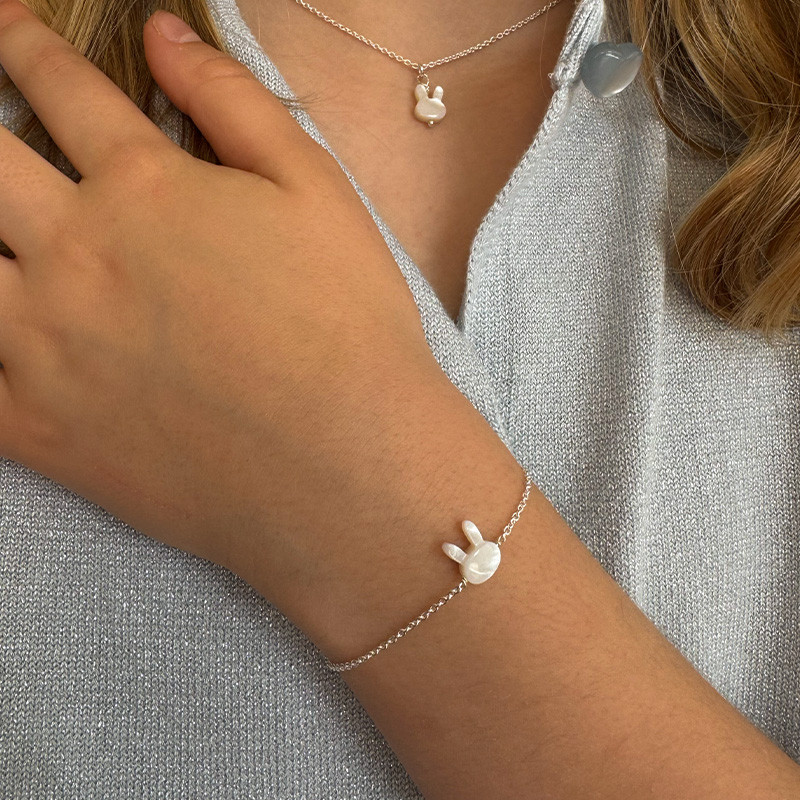 Bracelet Enfant Argent Lapin