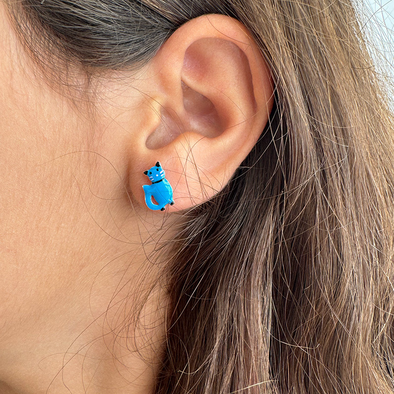 Clous Argent Enfant chat