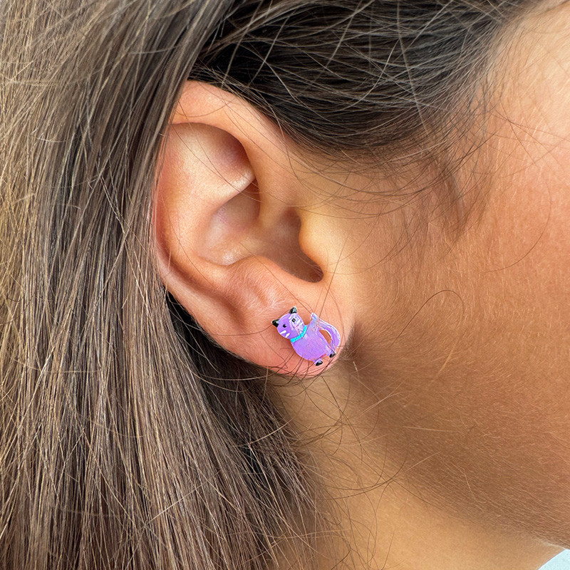 Clous Argent Enfant chat