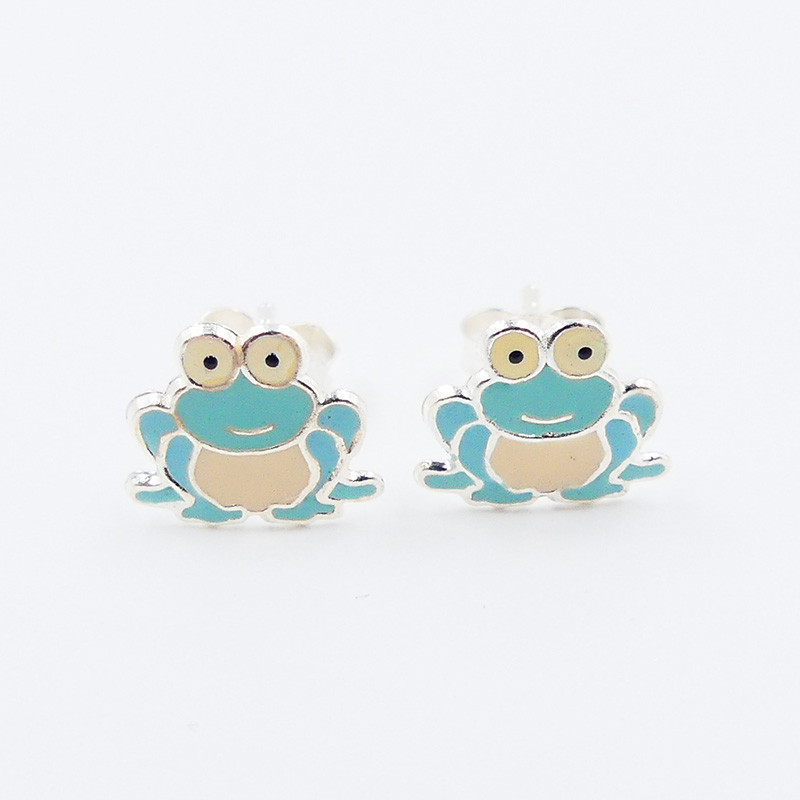 Clous Argent Enfant grenouille