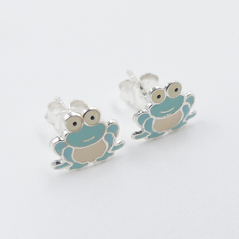 Clous Argent Enfant grenouille