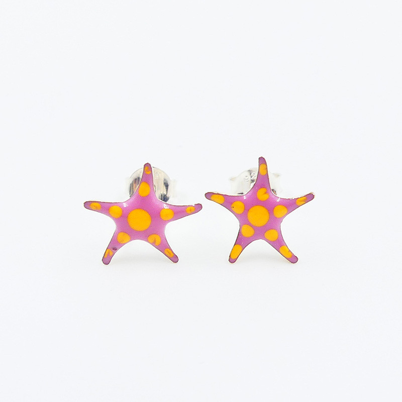 Clous argent enfant étoile de mer