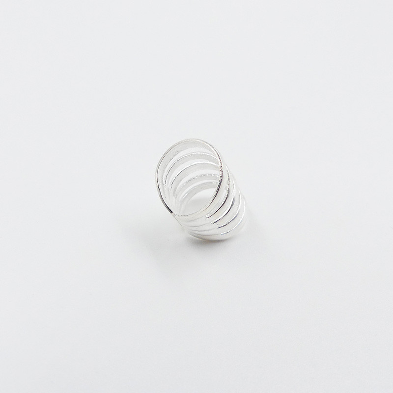 Earcuff Argent cinq rangs