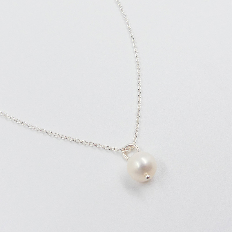 Collier enfant Argent Perle