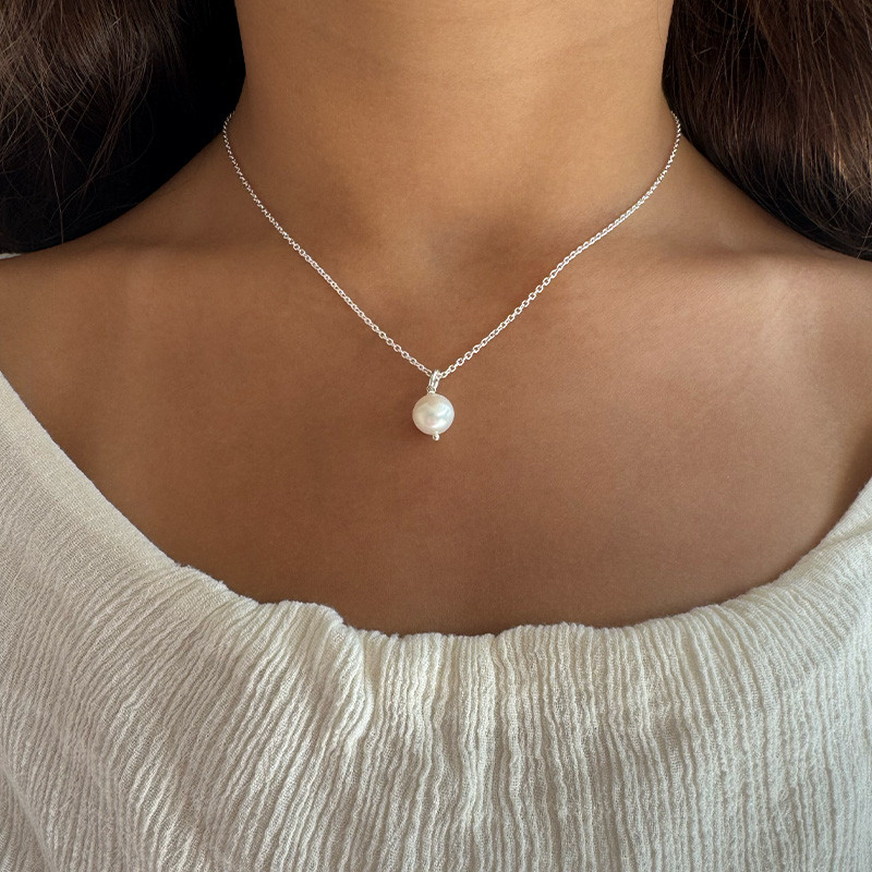 Collier enfant Argent Perle