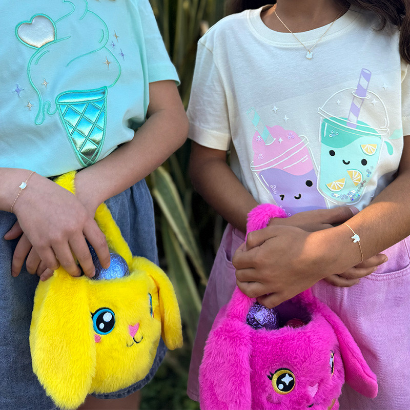 Bracelet Enfant Plaqué or Lapin