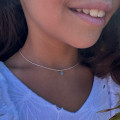 Collier argent Enfant Goutte Amazonite