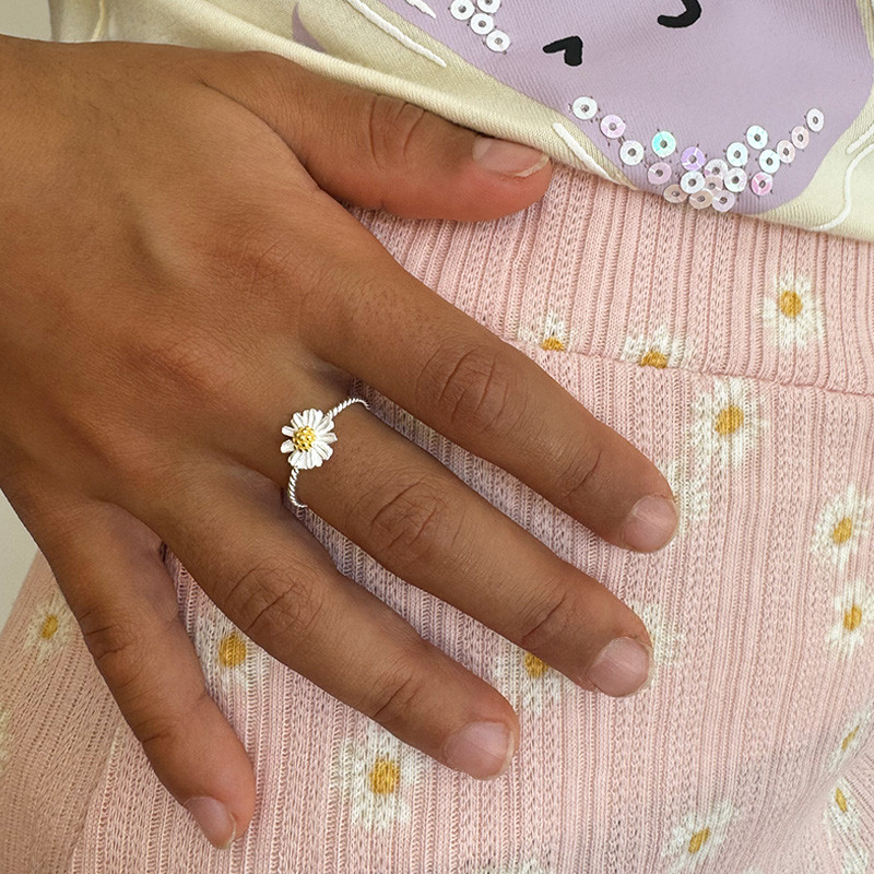 Bague Argent Daisy