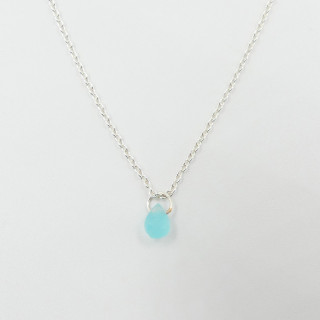 Collier argent Enfant Goutte Amazonite