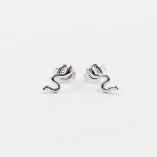 Clous d'oreilles Argent Serpent