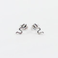 Clous d'oreilles Argent Serpent