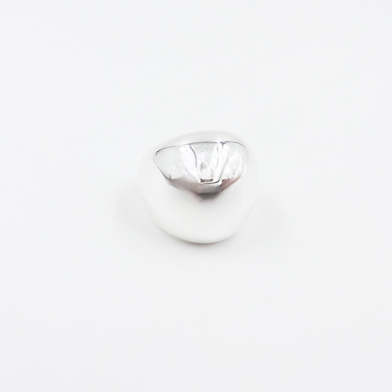 Bague Argent Dôme large