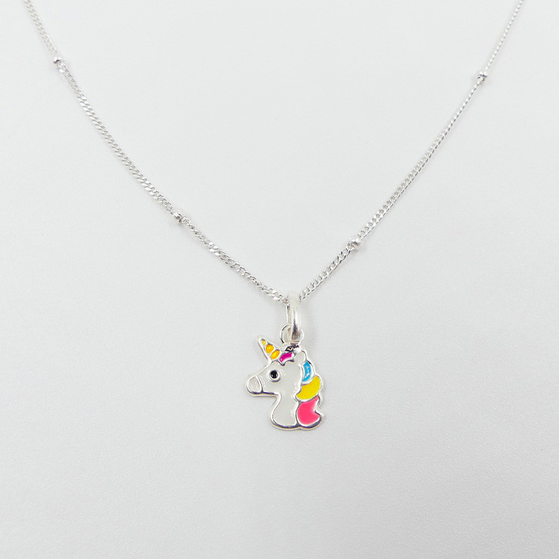 Collier Enfant Argent Licorne