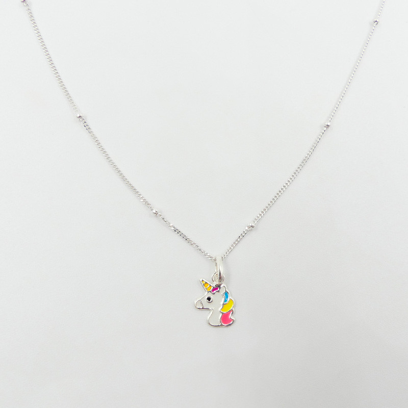 Collier Enfant Argent Licorne