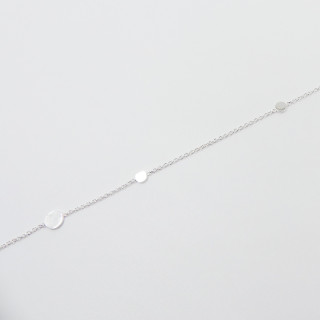 Collier Argent Pastilles