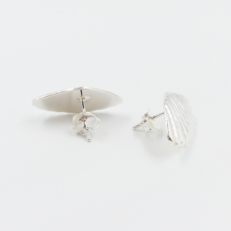 Clous d'oreilles Argent coquillage