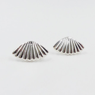 Clous d'oreilles Argent coquillage