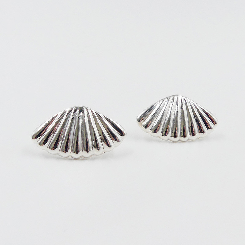 Clous d'oreilles Argent coquillage
