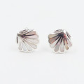 Clous d'oreilles Argent coquillage ajouré nacre