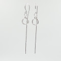 Boucles d'oreilles traversantes Argent trinité