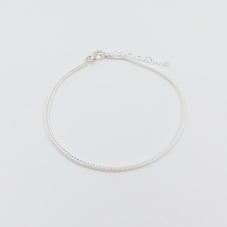 Bracelet Argent maille serpent carré