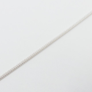 Bracelet Argent maille serpent carré