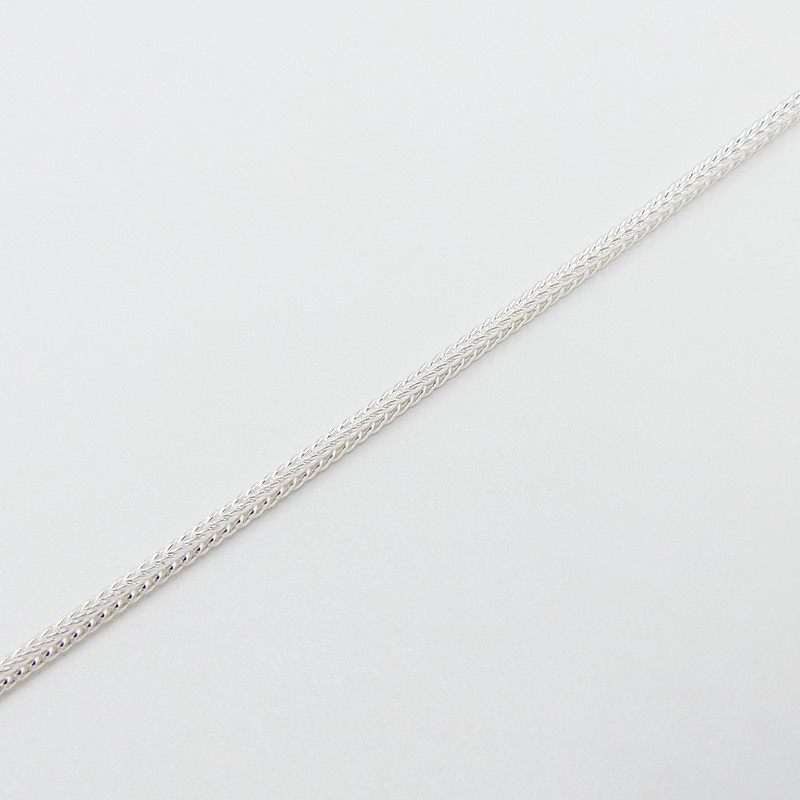 Bracelet Argent maille serpent carré