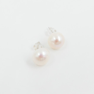 Clous d'oreilles perles d'eau douce 8mm