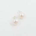 Clous d'oreilles perles d'eau douce 18mm
