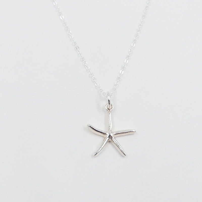 Collier Argent étoile de mer