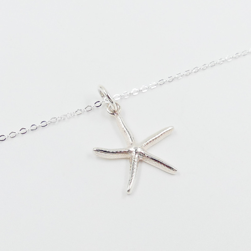 Collier Argent étoile de mer