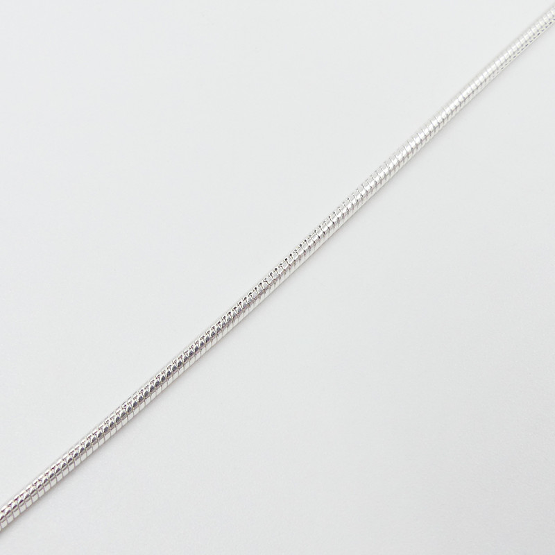 Bracelet Argent maille serpent ronde