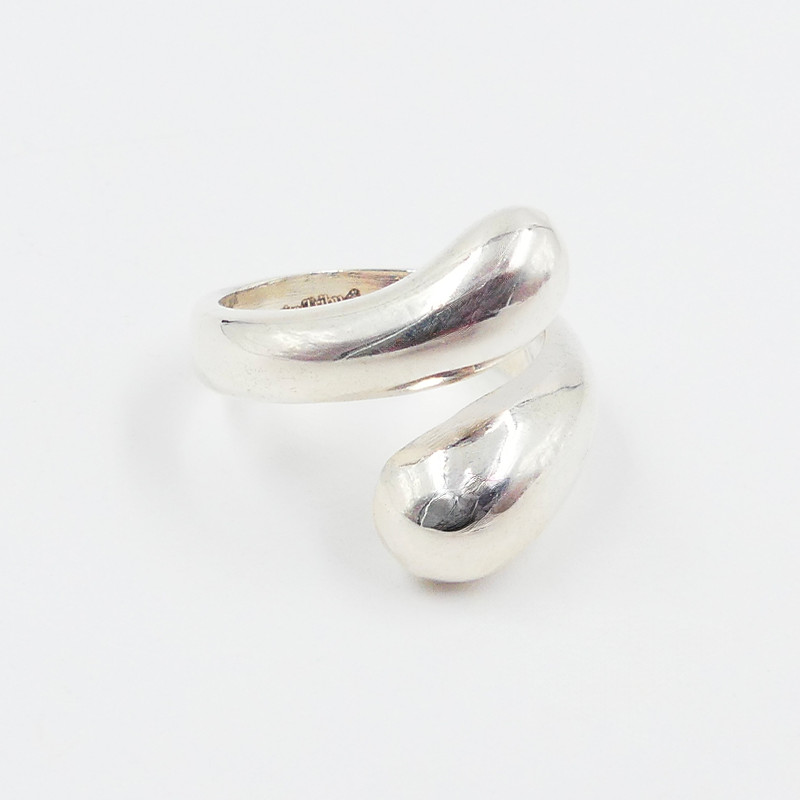 Bague Argent enlacée ajustable