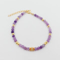 Bracelet doré Améthyste