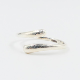 Bague Argent enlacée fine