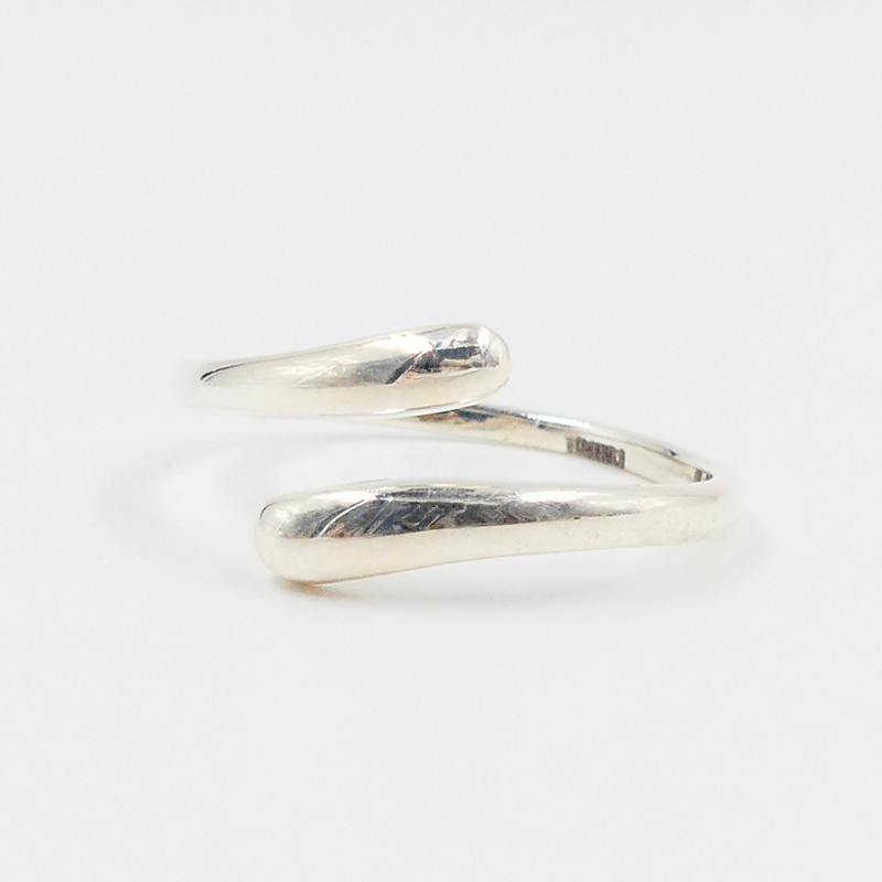 Bague Argent enlacée fine