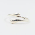 Bague Argent enlacée fine