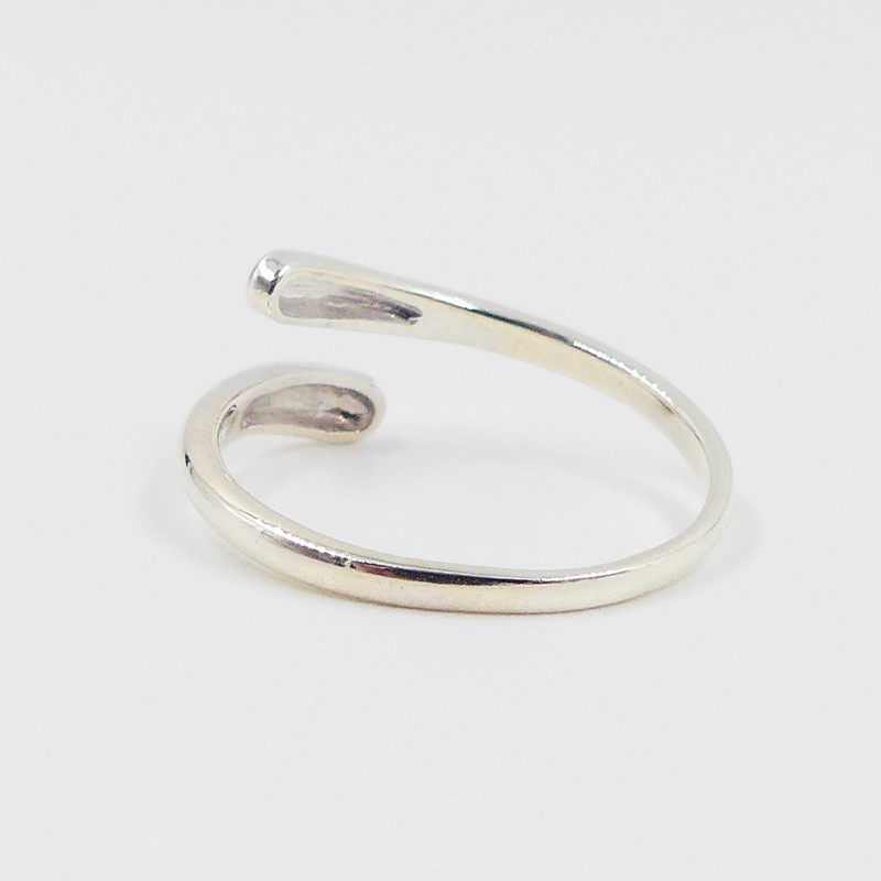 Bague Argent enlacée fine