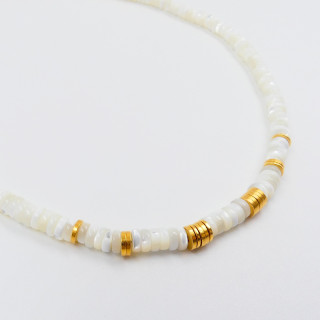 Collier Doré pierres Rêve D'été