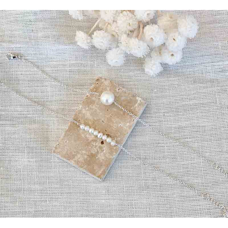 Bracelet Argent perle d'eau douce