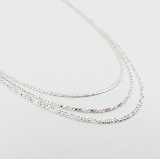 Collier Argent 3 rangs