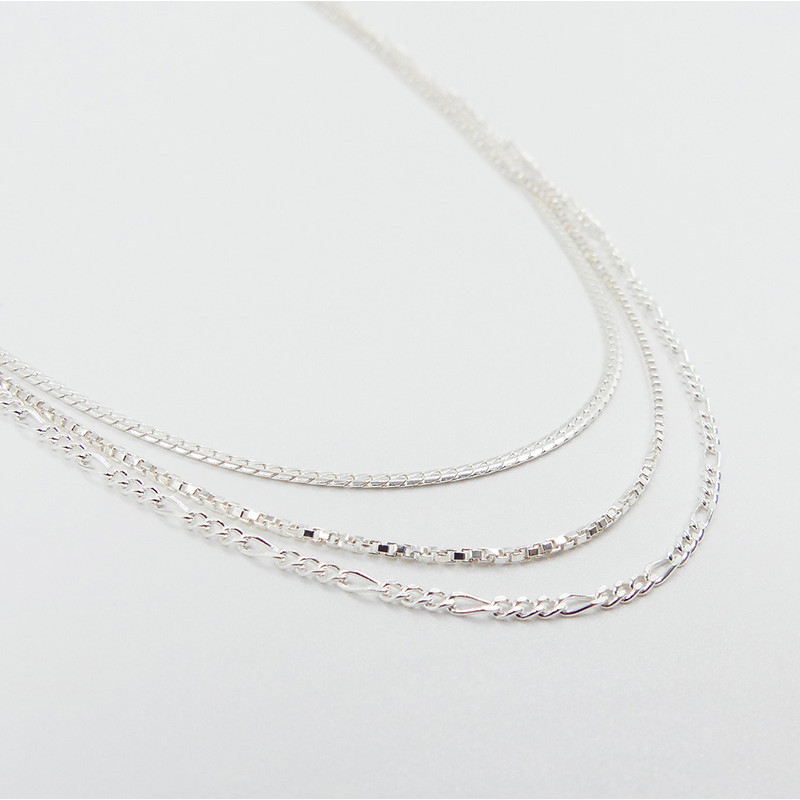 Collier Argent 3 rangs